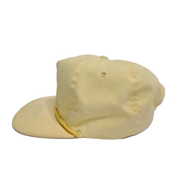 Vintage Masters Golf Rope Derby Hat Cap Yellow Green Augusta USA Made - Picture 3 of 10